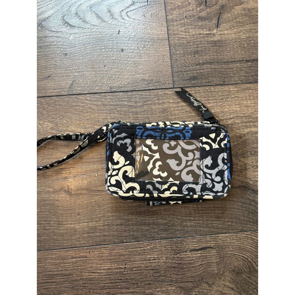 VERA BRADLEY SMALL COIN/CARD WALLET WITH WRIST STRAP